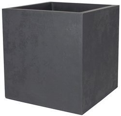Plantenbak BASALT UP met dubbele wand, 395 mm, antraciet