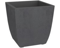 Plantenbak BASALT Diva, vierkant, 435 mm, antraciet