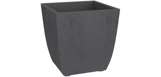 poétic Bac à plantes BASALT Diva, carré, 435 mm, anthracite