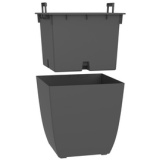 Bac à plantes BASALT Diva, colonne (H)782 mm, anthracite