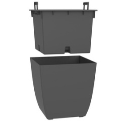 Bac à plantes BASALT Diva, colonne (H)782 mm, anthracite