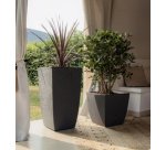 poétic Bac à plantes BASALT Diva, colonne (H)782 mm, anthrac