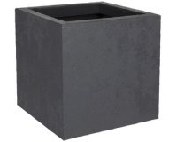 Bac à plantes BASALT UP, cubique, 295 mm, anthracite