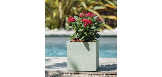 Bac à plantes BASALT UP, cubique, 295 mm