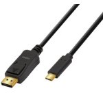 Câble de connexion USB-C - DisplayPort, 1,8 m, noir
