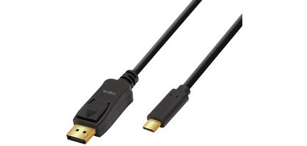 Câble de connexion USB-C - DisplayPort, 1,8 m, noir