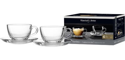 Servies cappuccino BARISTA, 4 stuks