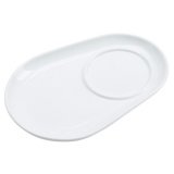 Dessous de tasse BIANCO, ovale