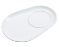 Dessous de tasse BIANCO, ovale