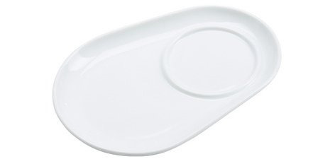 Dessous de tasse BIANCO, ovale