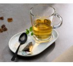 Dessous de tasse BIANCO, ovale