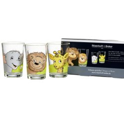 Verre ANIMAUX D'AFRIQUE, set de 3