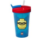 Gobelet avec paille ICONIC, 0,5 litre