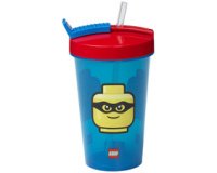 Gobelet avec paille ICONIC, 0,5 litre
