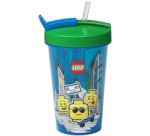 Gobelet avec paille ICONIC BOY, 0,5 litre