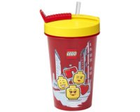 Gobelet avec paille ICONIC GIRL, 0,5 litre
