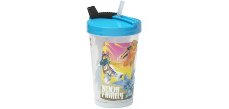 Gobelet avec paille ICONIC GIRL, 0,5 litre