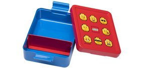 Boîte à goûter LUNCH BOX ICONIC, rouge/bleu