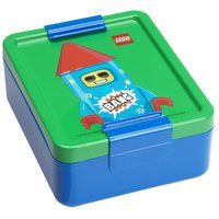 Boterhamdoos LUNCH BOX FIREWORK GUY, blauw
