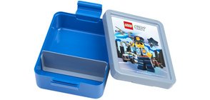Boîte à goûter LUNCH BOX CITY, bleu