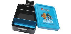 Boîte à goûter LUNCH BOX NINJAGO, bleu/noir