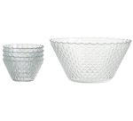 Set kommen & slakom LUISA, 5 stuks