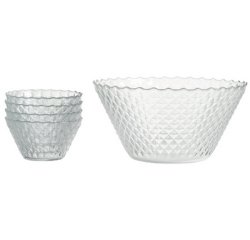 Kit Bols & saladier LUISA, 5 pièces