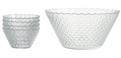 LUISA Bowl & Salad Bowl Set, 5 pieces