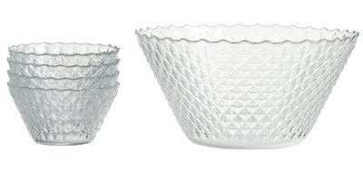 Set kommen & slakom LUISA, 5 stuks