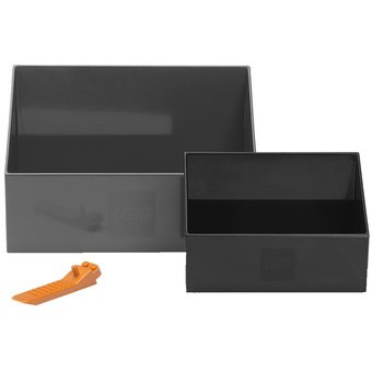 Jeu de pelles à briques BRICK SCOOPER SET, noir & gris