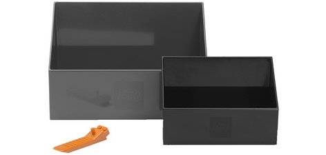 Jeu de pelles à briques BRICK SCOOPER SET, noir & gris