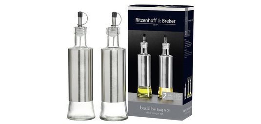 Kit flacons pour huile & vinaigre BASIC