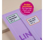 AVERY Étiquette pour livre, papier, 48 x 70 mm, cadre coloré