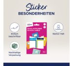 AVERY Étiquette pour livre, papier, 48 x 70 mm, cadre coloré