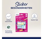 AVERY Étiquette pour stylo, papier, 10 x 50 mm, cadre coloré