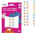 AVERY Étiquette pour textile, 13 x 45 mm, animaux