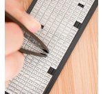 AVERY Kit tampon textile, 3 lignes, blanc