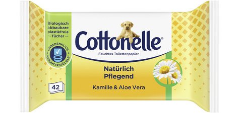 Papier toilette humide, camomille & Aloe Vera