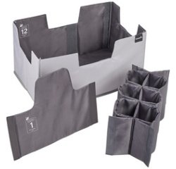Set organiseur de courses 'neo', taille XL, graphite