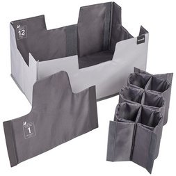 Set organiseur de courses 'neo', taille XL, graphite