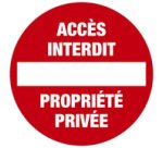 Panneau de signalisation 'Défense de stationner'