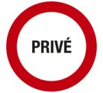 Panneau de signalisation 'Défense de stationner'