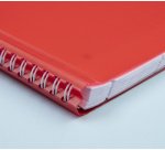 Cahier reliure intégrale enveloppante Koverbook TWIN A4+ 80 pages grands carreaux + 80 pages petits carreaux détachables perforé 4 trous couverture polypropylène bicolore - Assortis