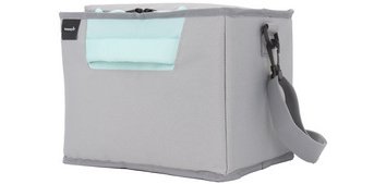 Sac isotherme 'nea', taille L, gris/bleu d'eau