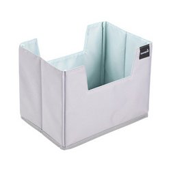 Organiseur de courses 'nea', taille L, gris/bleu eau