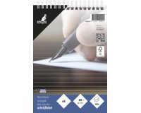 Bloc-notes à spirale, A5, ligné, 100 feuilles