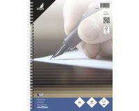 Cahier à spirale, A4, ligné, 200 pages