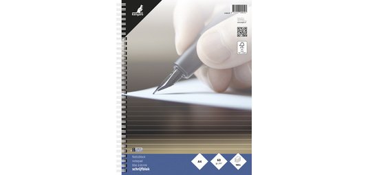 Cahier à spirale, A4, ligné, 200 pages