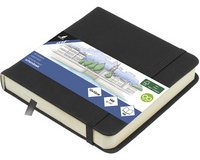 Carnet de croquis, 160 pages, 120x120 mm, noir