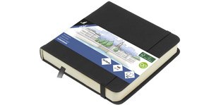 Carnet de croquis, 160 pages, 120x120 mm, noir